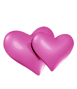 Valentine Pink Hearts illustration
