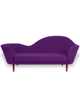 Violet color sofa