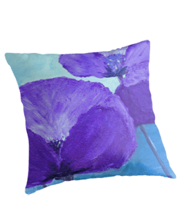Violet indigo color cushion