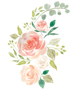 Watercolor flowers - gentle and pastel