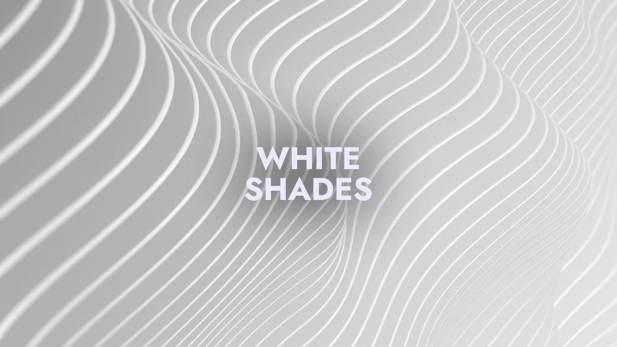 White shades - post cover