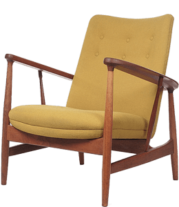 Wooden Chair with Fleece Cushion