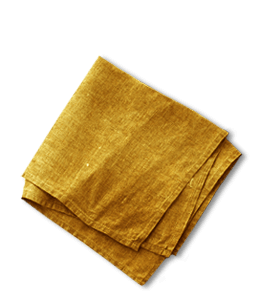 Yellow-brown color napkin